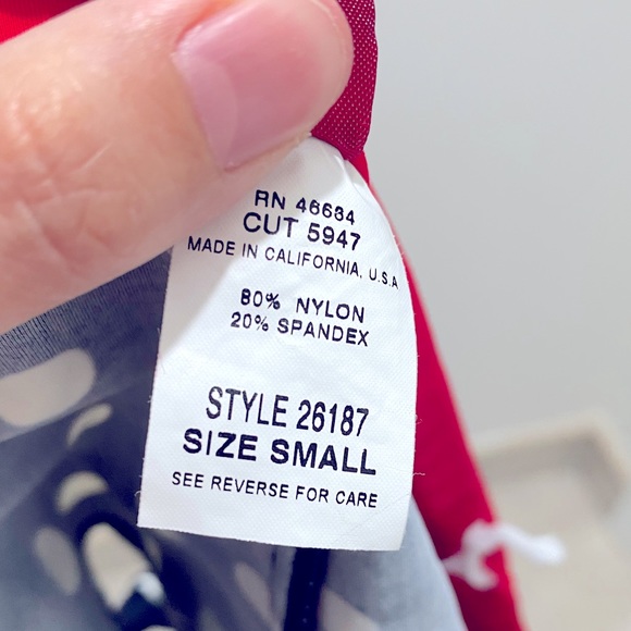 NWOT - Guess Vintage Polka Dot Bandeau Pin-Up Style Bikini - Size S - Picture 5 of 5